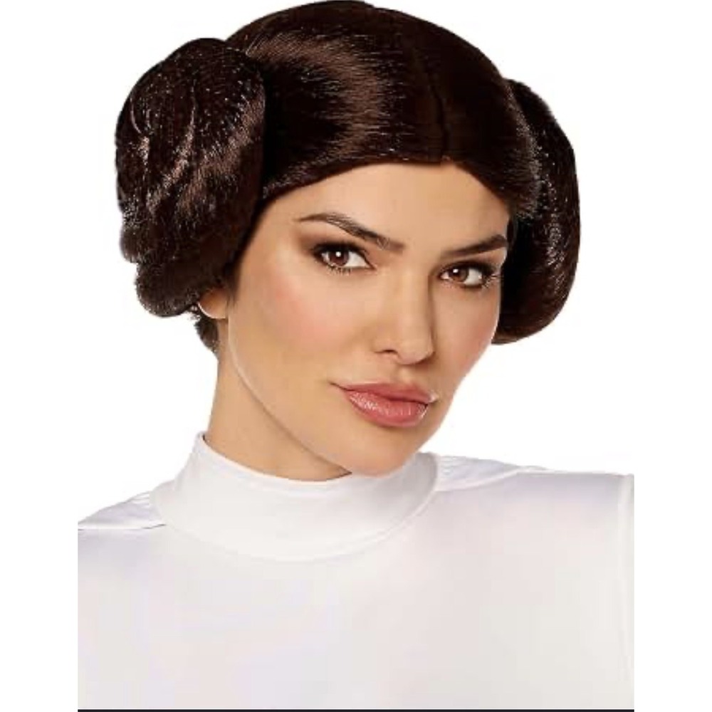 Disney Star Wars Princess Leia Adult Wig Bun NEW Spirit Halloween